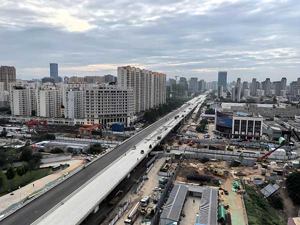 石家庄和平路提升改造工程部分路段将于2025年9月19日上午8时试通车